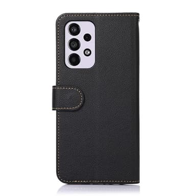 KHAZNEH RFID Block Samsung Galaxy A33 5G Plånboksfodral Svart/Röd