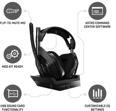 Astro A50 trådlöst gaming headset + Astro A50 Base Station
