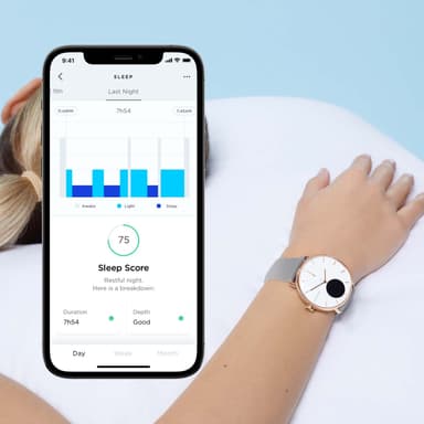 Withings ScanWatch Hybrid smartwatch 38mm (roséguld)