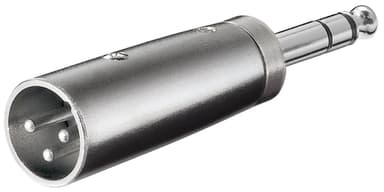 Goobay XLR-adapter, AUX-jack 6,35 mm stereo-plugg till XLR-plugg