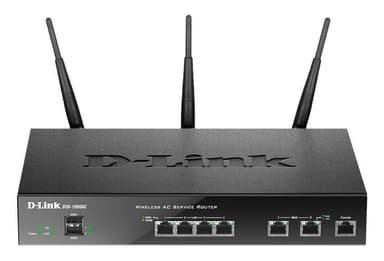 D-LINK DSR-1000AC, Trådlös router med VPN, 802.11ac, svart