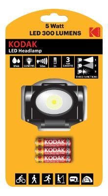 KODAK LED pannlampa 300lm incl.3xAAA