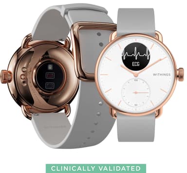 Withings ScanWatch Hybrid smartwatch 38mm (roséguld)