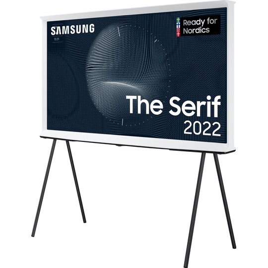 Samsung 43   The Serif 4K QLED (2022, Cloud White)