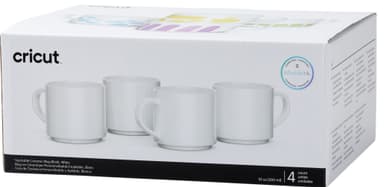 Cricut stapelbart muggset 300 ml (4st)