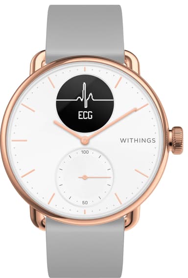 Withings ScanWatch Hybrid smartwatch 38mm (roséguld)