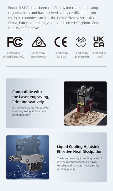 Creality Ender-3 S1 PRO- 3D-skrivare