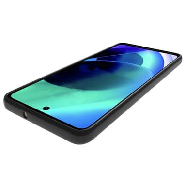 SKALO Moto G51 Mattsvart Ultratunn TPU-Skal