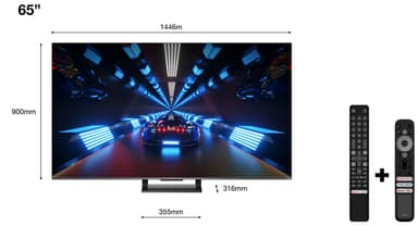 TCL 65" QLED860 4K QLED Smart TV (2022)