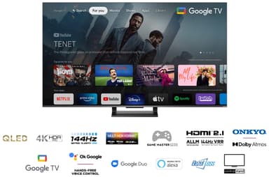 TCL 65" QLED860 4K QLED Smart TV (2022)