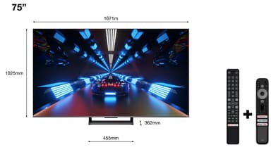 TCL 75" QLED860 4K QLED Smart TV (2022)