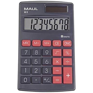 Maul M 8 Miniräknare Svart Display (ställen): 8