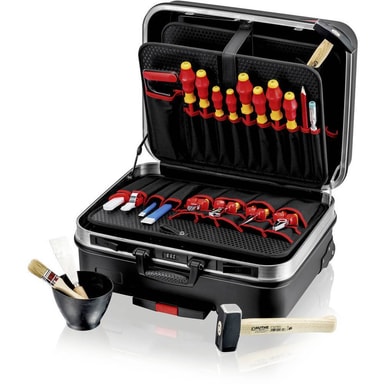 Valigia Portautensili Knipex Big Basic Move - 33 Litri, 2 Ruote, Serratura A Combinazione - Nero, 00 21 06 LE - Foto 7