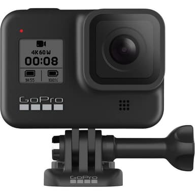 GoPro HERO 8 Black Actionkamera 4K, GPS, Stereoljud,