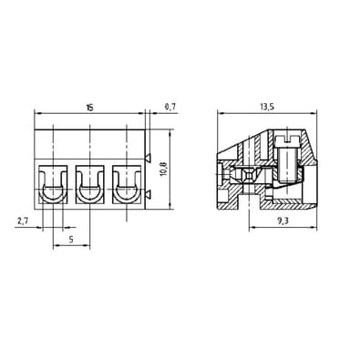 WAGO 2005-7642 Installationsplint 6.20 mm Fjäder