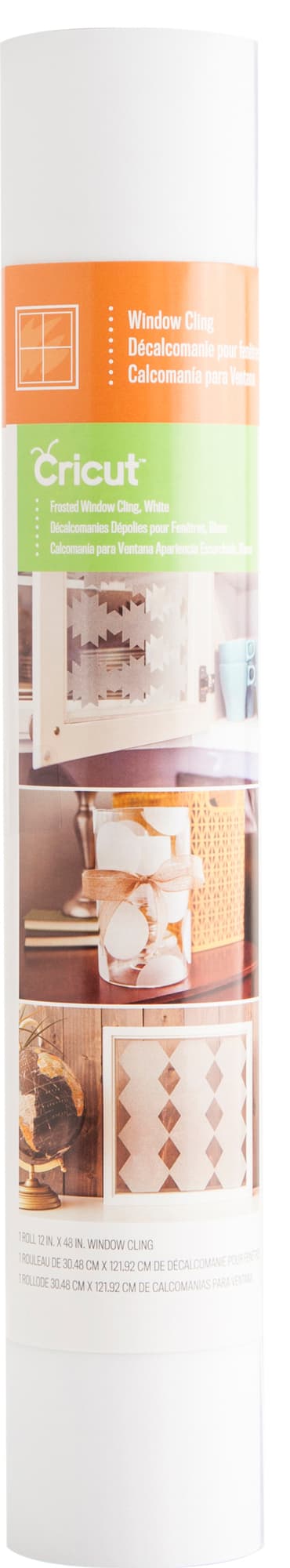 Cricut Window Cling 30.5x122 cm (frostad vit)