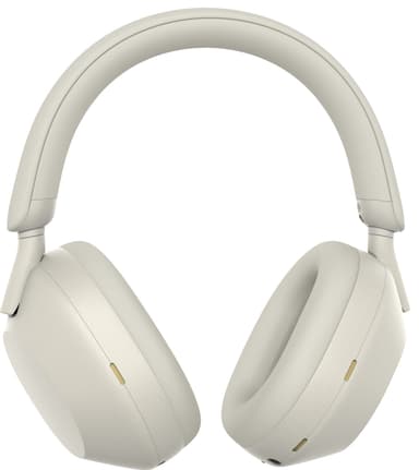 Sony WH-1000XM5 trådlösa around-ear hörlurar (vita)