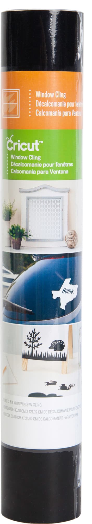 Cricut Window Cling 30.5x122 cm (frostad svart)