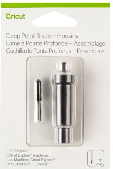 Cricut Explore/Maker Deep Point blad med hölje