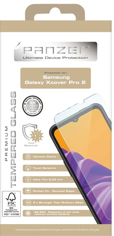 Panzer skärmskydd för Samsung Galaxy Xcover 7/Pro 2