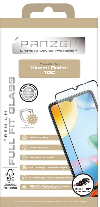 Panzer skärmskydd för Xiaomi Redmi 10C