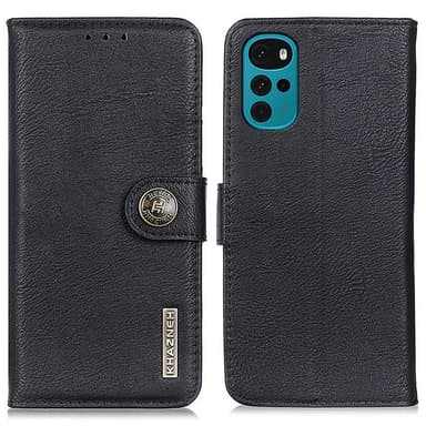 KHAZNEH Motorola Moto G22 / Moto E32s 4G Plånboksfodral - Svart