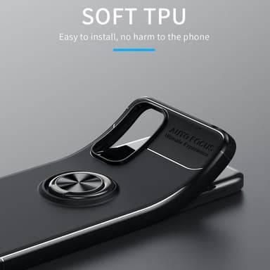 Xiaomi Redmi Note 11 / 11S skal med Finger Ring och inbyggd plåt