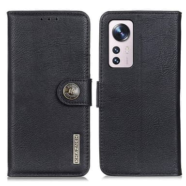 KHAZNEH Xiaomi 12 Pro Plånboksfodral - Svart