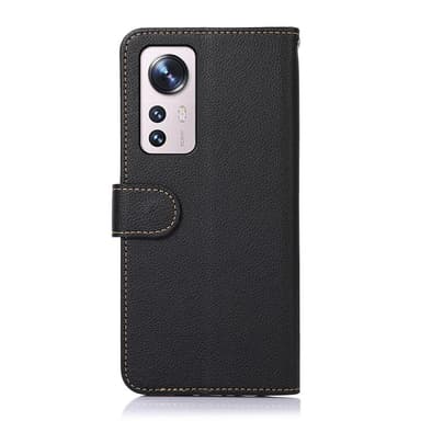 KHAZNEH Xiaomi 12 Pro Plånboksfodral Svart/Röd