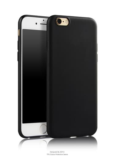 SKALO iPhone 7/8 Ultratunn TPU-Skal - Svart