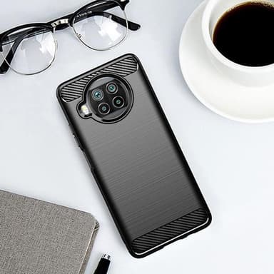 Stöttåligt Armor Carbon TPU-skal Xiaomi Mi 10T Lite - Röd
