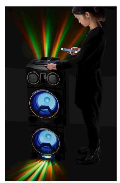 DMTECH PT-952 Monsterhögtalare med dubbla 10 tums basar!