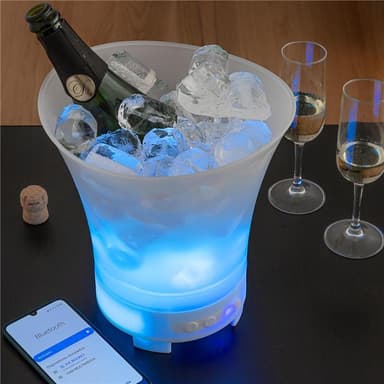 InnovaGoods Sonice Kombinerad Högtalare och Ishink med LED