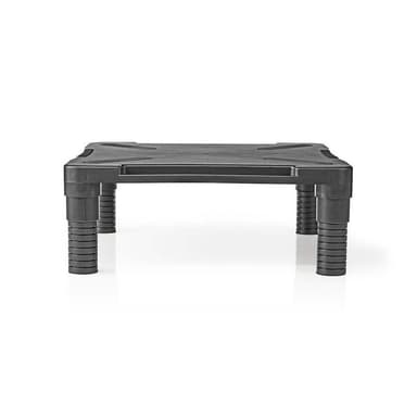 Ergonomiskt skärmstativ | Justerbart | Svart