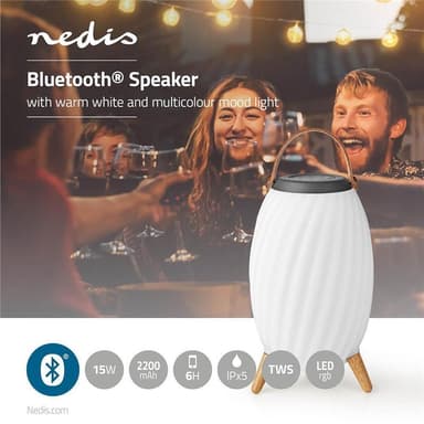 Bluetooth®-högtalare | 15 W | Upp till 6 timmars speltid | True W