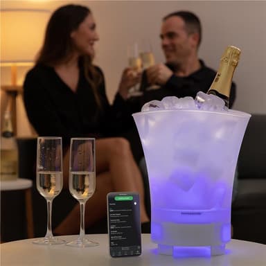 InnovaGoods Sonice Kombinerad Högtalare och Ishink med LED