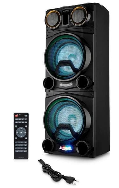 DMTECH PT-952 Monsterhögtalare med dubbla 10 tums basar!