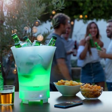 InnovaGoods Sonice Kombinerad Högtalare och Ishink med LED