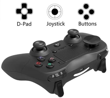 Trådlös handkontroll till PS4 och PC, Vit