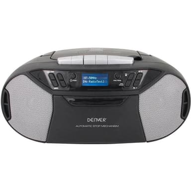 Denver Boombox med FM/CD/KASSETT/AUX