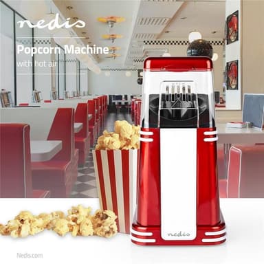 Popcornmaskin | Varmluft | 1200 W