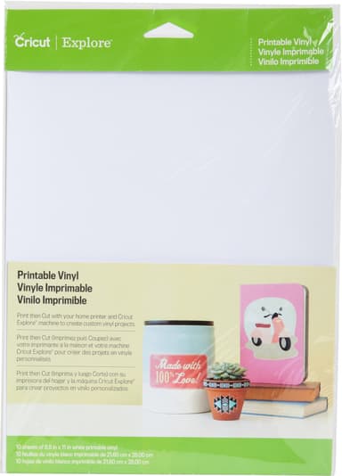Cricut Printable Vinyl 21.5 x 28 cm 10-pack