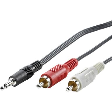 Value Teleplugg Audio Anslutningskabel [1x Teleplugg