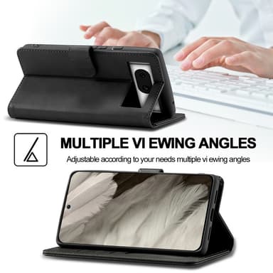 LC.IMEEKE Wallet Case till Pixel 8 - Svart