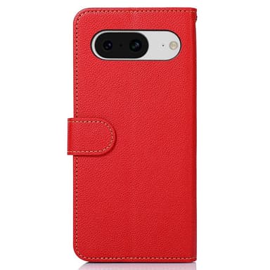 KHAZNEH Plånboksfodral till Google Pixel 8 - Röd/Svart