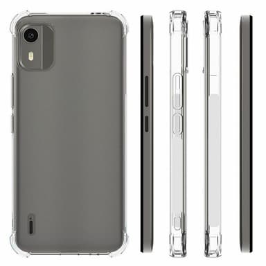 Fodral Skal för Nokia C12 Stötdämpade Förstärkta hörn TPU