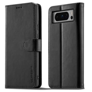 LC.IMEEKE Wallet Case till Pixel 8 Pro - Svart
