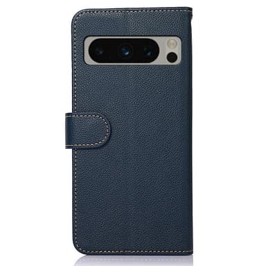 KHAZNEH Plånboksfodral till Google Pixel 8 Pro - Blå/Brun