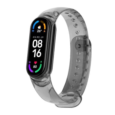 Mjuk TPU färgskiftande klockbandsersättning för Xiaomi Mi Band 8 Trans