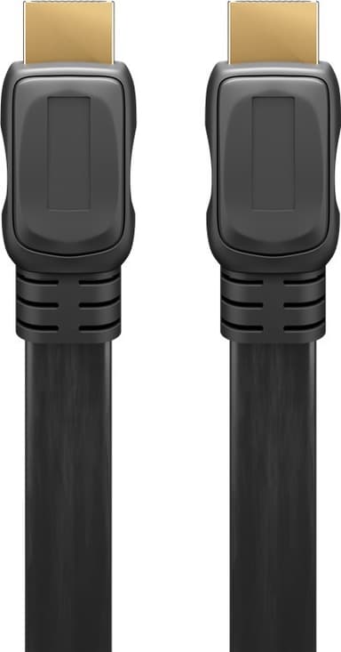 Goobay Höghastighets HDMI™-kabel Slim med Ethernet